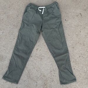 Marine Layer Olive Green Drawstring Jogger Pants size L